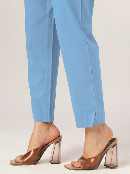 Janasya Light Cotton Solid A-Line Top & Bottom Set - Distacart