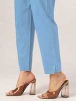 Thumbnail for Janasya Light Cotton Solid A-Line Top & Bottom Set