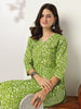 Janasya Bright Cotton Floral Straight Kurta Set - Distacart