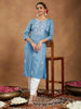 Janasya Light Rayon Embroidered Straight Kurta - Distacart