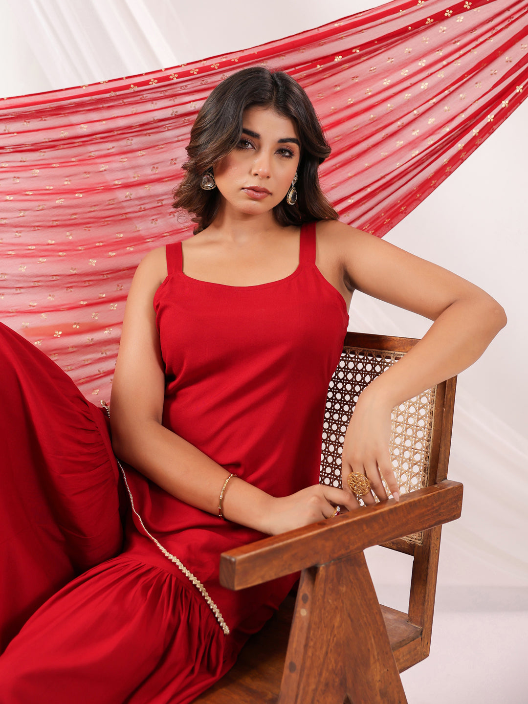 Janasya Dark Rayon Solid Straight Kurta Set - Distacart