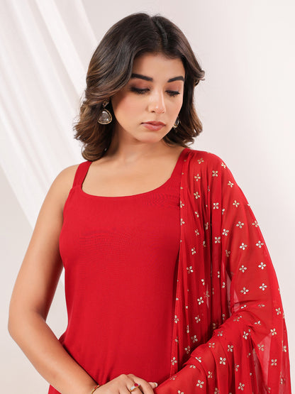Janasya Dark Rayon Solid Straight Kurta Set - Distacart