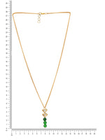 Thumbnail for Ruby Raang Green Aventurine Kundan Necklace