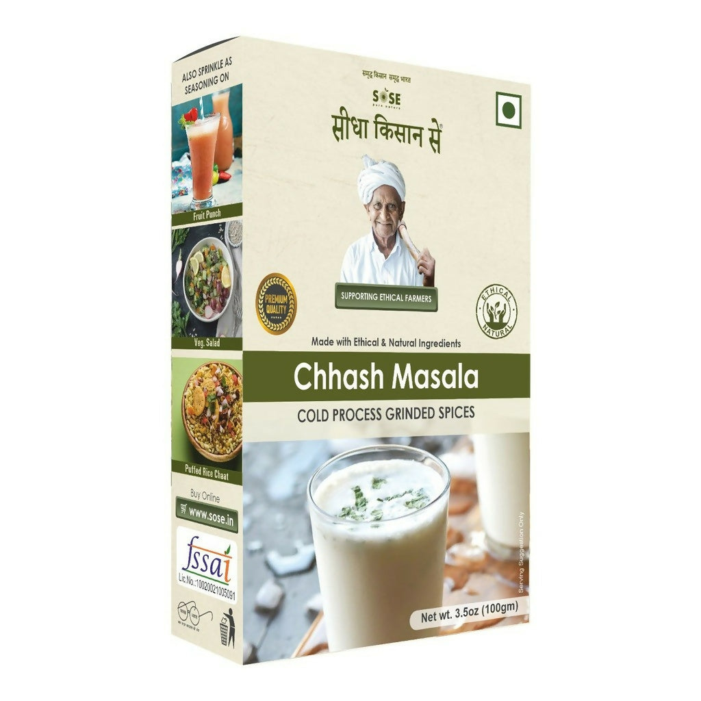Gir Sidha Kisan Se Natural Chhash Masala - Distacart