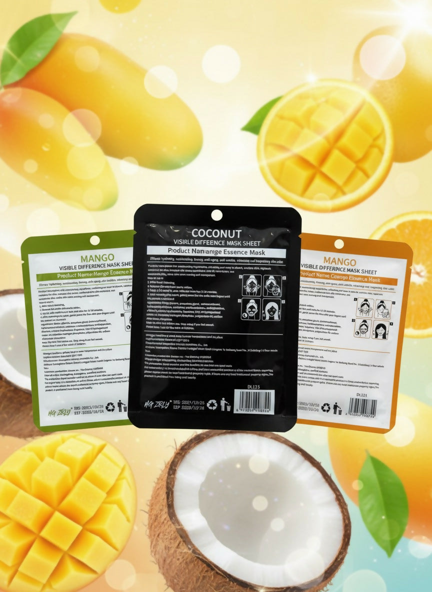 Brand born Real Fruits Essence Face Mask - Distacart