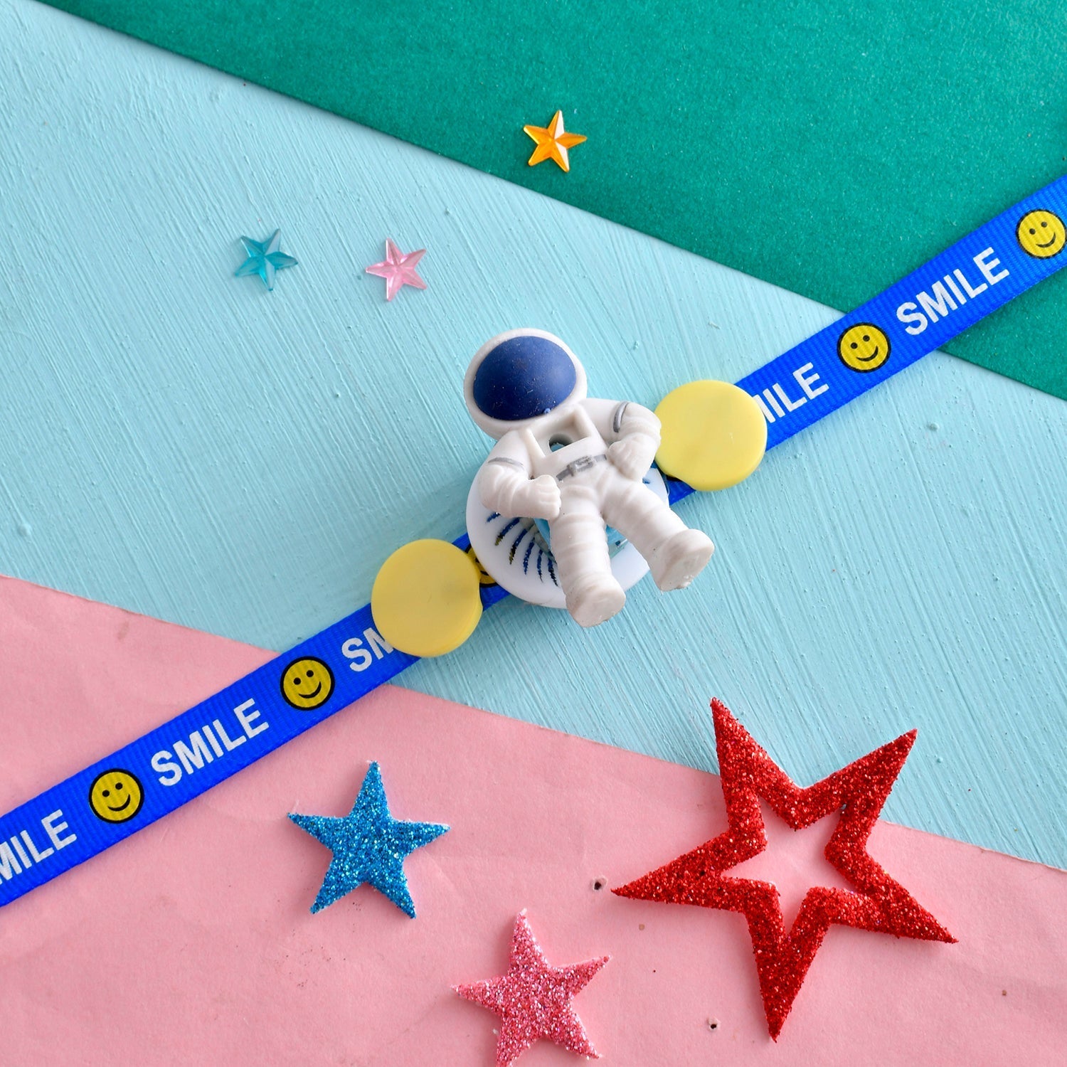 trueBrowns X Voylla Colourful Astronaut Kids Rakhi For Kids - Distacart