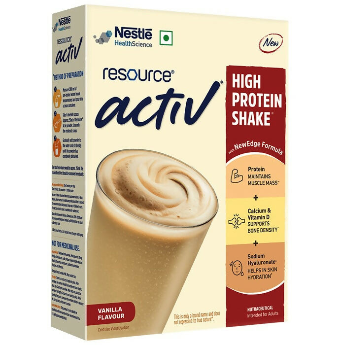 Nestle Resource Activ Powder - Vanilla Flavor - Distacart