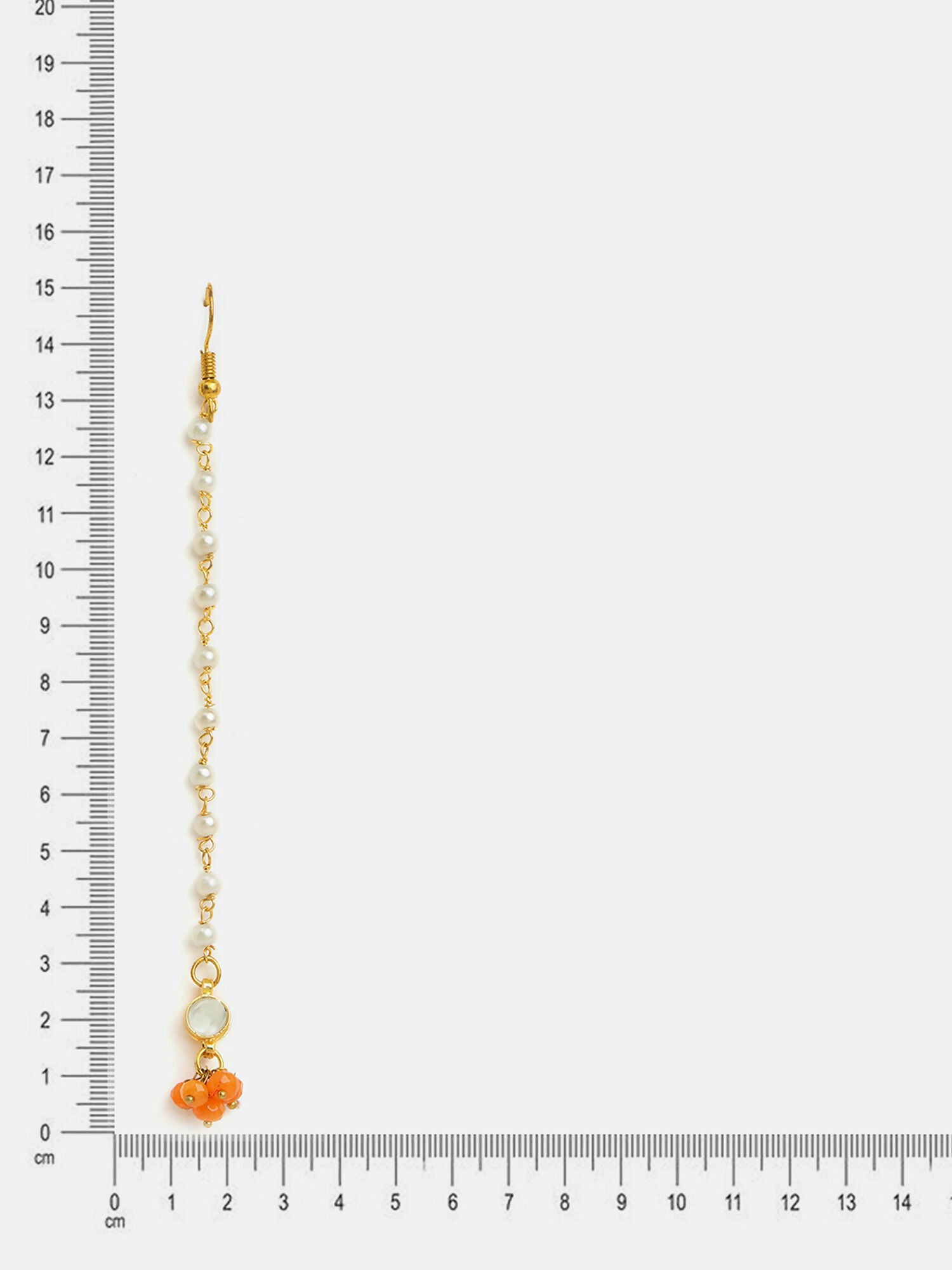 Ruby Raang Traditional Teardrop Maang Tikka