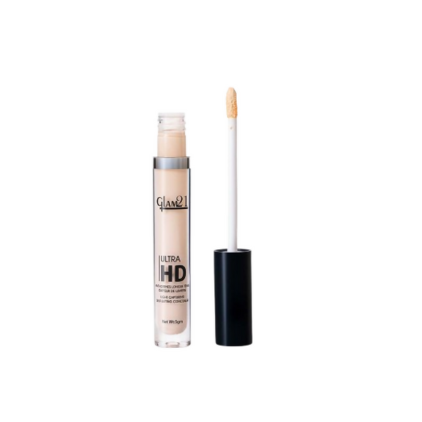 Glam21 Ultra HD Liquid Concealer for HD Finish - Light Ivory - Distacart