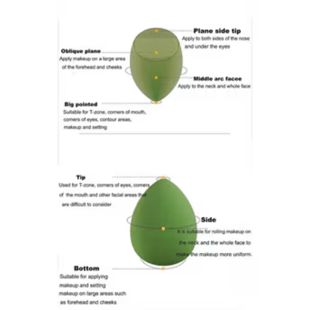 Bronson Professional Makeup Sponge Set - Dista