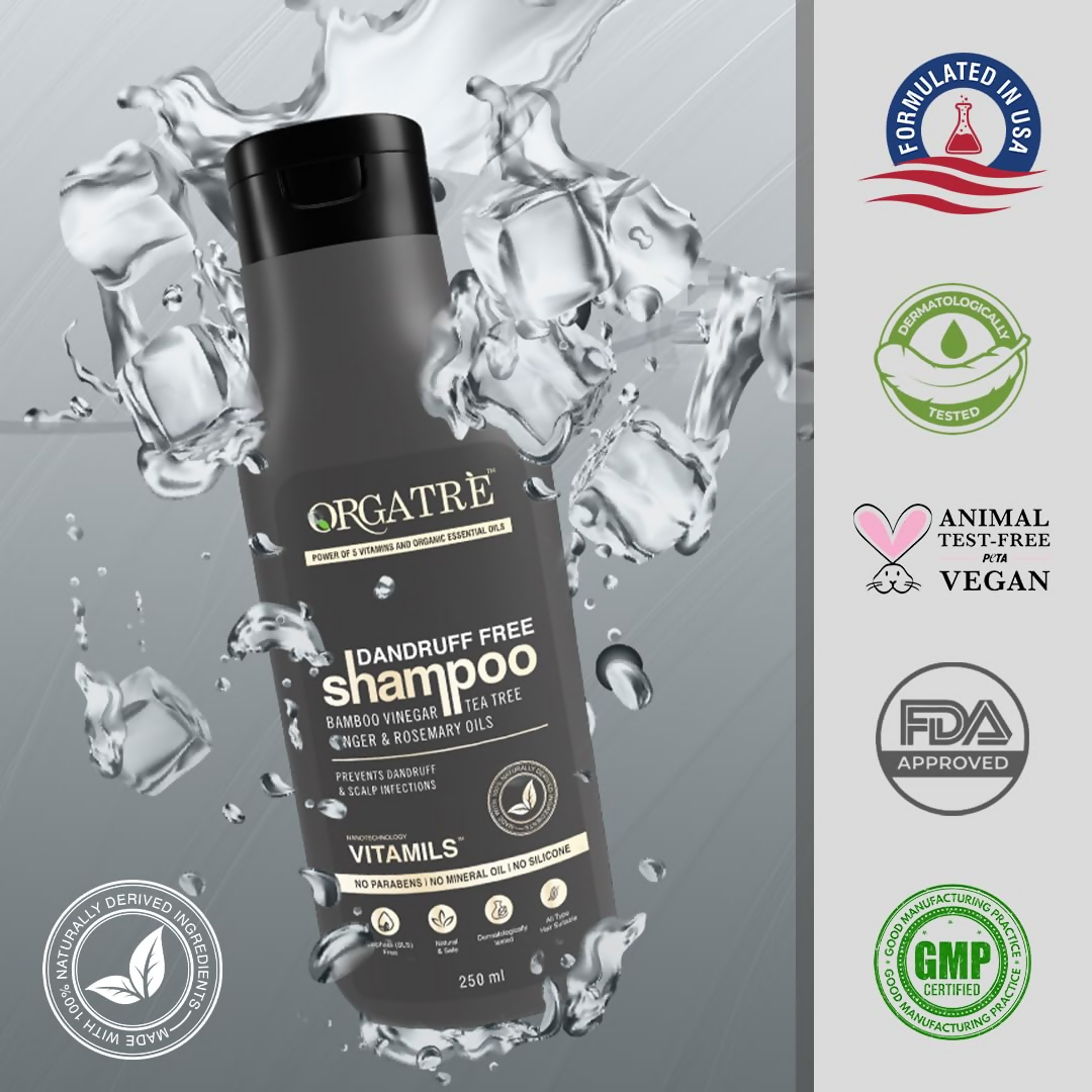 Orgatre Dandruff Free Shampoo For Men & Women - Distacart