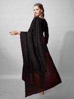 Thumbnail for Jyoti Fashion Women's Black Cotton Blend Embroidered Kurta Set - Distacart