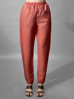 Thumbnail for Jyoti Fashion Women's Coral Cotton Blend Embroidered Kurta Set - Distacart