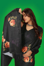Thumbnail for Jyoti Fashion Women's Multicolor Pure Japan Satin Digital Printed Designer Saree with Blouse - Distacart