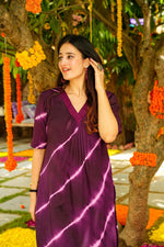 Thumbnail for Jyoti Fashion Women's Purple Pure Muslin Heavy Digital Printed Kurta Set - Distacart