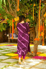Thumbnail for Jyoti Fashion Women's Purple Pure Muslin Heavy Digital Printed Kurta Set - Distacart