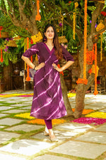 Thumbnail for Jyoti Fashion Women's Purple Pure Muslin Heavy Digital Printed Kurta Set - Distacart