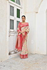 Thumbnail for Jyoti Fashion Women's Yellow Tussar Silk Zari Woven Traditional Saree with Blouse - Distacart