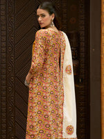 Thumbnail for Jyoti Fashion Women's Mustard Pure Cotton Digital Printed Salwar Suit Set - Distacart