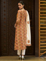 Thumbnail for Jyoti Fashion Women's Mustard Pure Cotton Digital Printed Salwar Suit Set - Distacart