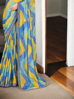 Thumbnail for Jyoti Fashion Women's Multicolor Chinon Bandhani Print with Embroidered Saree with Blouse - Distacart