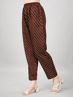 Thumbnail for Jyoti Fashion Women's Maroon Rayon Printed with Embroidered Kurta Set - Distacart