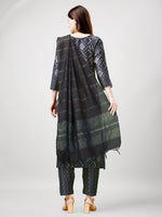 Thumbnail for Jyoti Fashion Women's Grey Rayon Printed with Embroidered Kurta Set - Distacart