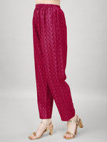 Thumbnail for Jyoti Fashion Women's Pink Rayon Printed with Embroidered Kurta Set - Distacart