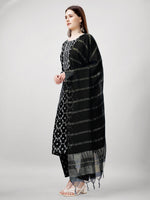 Thumbnail for Jyoti Fashion Women's Black Rayon Printed with Embroidered Kurta Set - Distacart