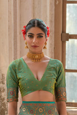 Thumbnail for Jyoti Fashion Women's Wine Banarasi Silk Zari Woven Traditional Saree with Blouse - Distacart