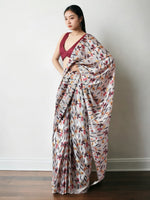 Thumbnail for Jyoti Fashion Women's Multicolor Chinon Digital Printed Ready To Wear Saree with Blouse - Distacart