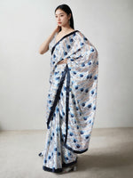 Thumbnail for Jyoti Fashion Women's Multicolor Chinon Digital Printed Ready To Wear Saree with Blouse - Distacart