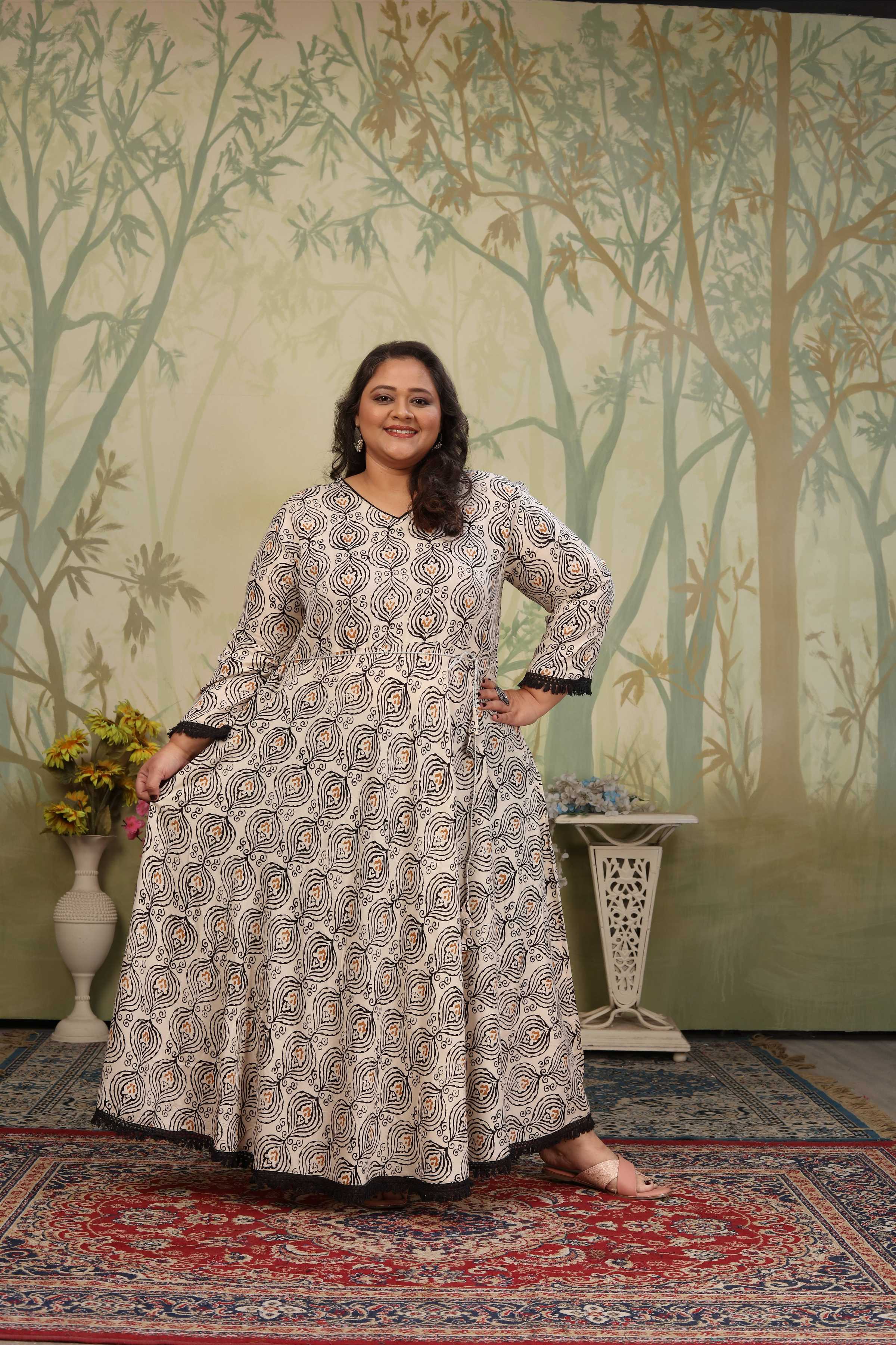 Jyoti Fashion Women's Grey Rayon Floral Print with Sequins Designer Anarkali Set - Distacart