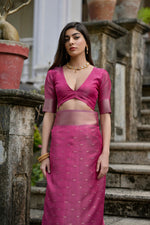 Thumbnail for Jyoti Fashion Women's Wine Soft Kalyani Silk Zari Woven Designer Saree with Blouse