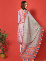 Thumbnail for Jyoti Fashion Women's Mauve Cotton Digital Printed Festive Wear Designer Straight Suit Set - Distacart