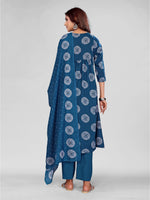 Thumbnail for Jyoti Fashion Women's Morpich Rayon Embroidered Designer Kurta Set with Dupatta - Distacart