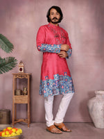 Thumbnail for Jyoti Fashion Men's Gajri Sequins Embroidered Kurta with Pajama