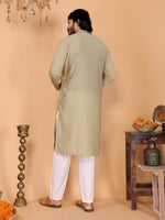 Thumbnail for Jyoti Fashion Men's Sea Green Sequins Embroidered Kurta with Pajama - Distacart