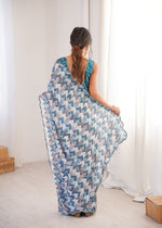 Thumbnail for Jyoti Fashion Women's Multicolor Chinon Digital Printed Designer Saree with Blouse - Distacart