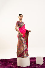 Thumbnail for Jyoti Fashion Women's Rani Soft Banarasi Silk Zari Woven Saree with Blouse - Dista