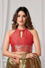 Thumbnail for Jyoti Fashion Women's Coffee Soft Silk Zari Woven Saree with Blouse - Dista
