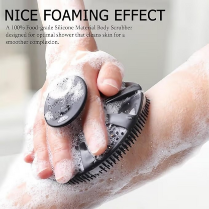 Bronson Professional Silicone Body Scrubber Bath Brush Buffer - Dista