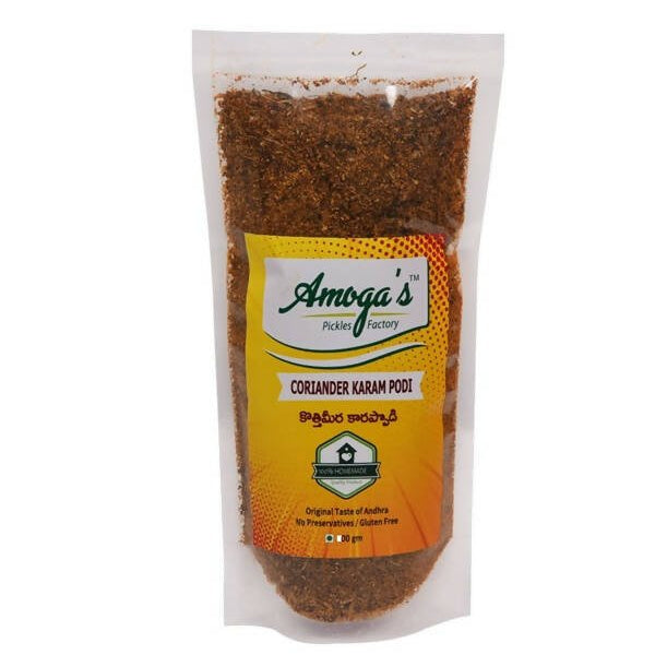 Amoga's Pickles Factory Coriander Leaves Curry Powder Andhra Style - Distacart