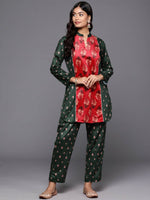 Thumbnail for Ahalyaa Women's Traditional Wear Co-ods - Green - Distacart