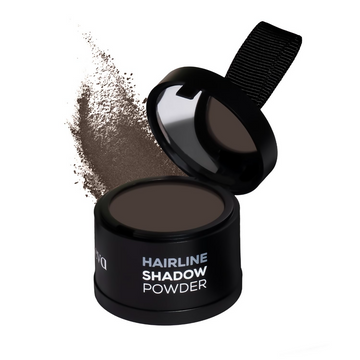 Gleva Hairline Powder Instantly Conceals Hair Root Touch Up Hair Powder for Women & Men - Dark Brown - Distacart