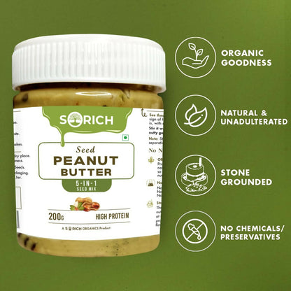 Sorich Organics Seed Peanut Crunchy Butter - Distacart