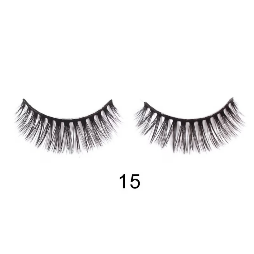 Bronson Professional 3D Effect Long and Natural Look False Eyelashes - 15 - Dista