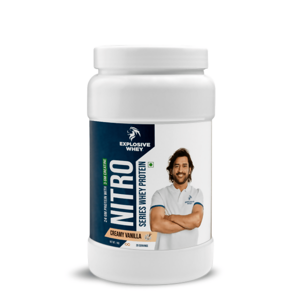 Explosive Whey Nitro Series Whey (24gm Protein with 3gm Creatine) - Distacart