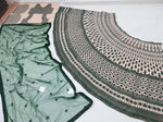 Thumbnail for Jyoti Fashion Teal Green & Cream 3mm with Thread Embroidery Georgette Lehenga Choli with Dupatta - Distacart