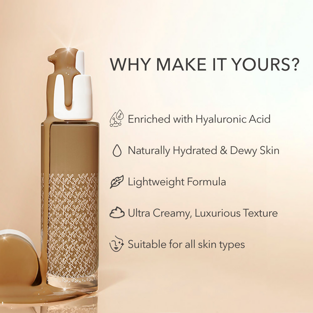 Kay Beauty By Katrina Kaif Hydrating Foundation - 175N Deep - Distacart